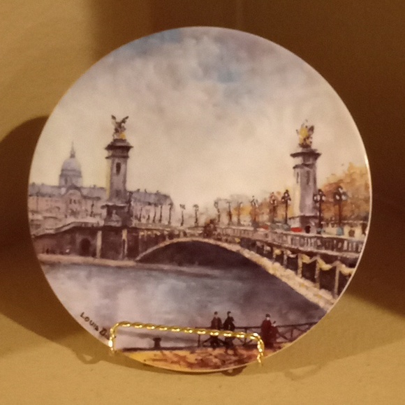 Pont Alexandre III Collector Plate - Picture 11 of 11